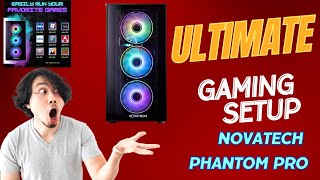 Ultimate Gaming PC Setup  NOVATECH Phantom Review  Intel i7 Xeon E3 amp RX 580 8GB Inside [upl. by Oderfliw260]