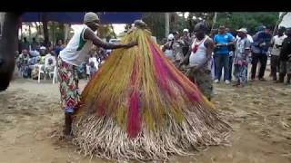 10012017 Dancing Zangbeto in Ouidah [upl. by Ahearn]