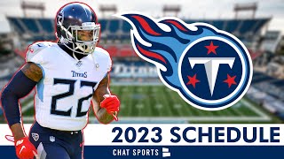 Tennessee Titans 2023 NFL Schedule Opponents And Instant Analysis [upl. by Akcired]