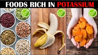 Foods Rich In Potassium Six Potassium Rich Foods Richest Sources Of Potassium [upl. by Evette]