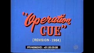 Operation Cue  1955 Operation Teapot Nuclear Tests Apple2 Nevada Test Site 40960 [upl. by Kandy194]