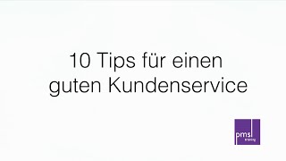 10 Tips für einen guten Kundenservice [upl. by Sato]