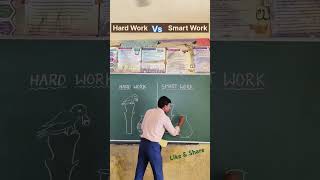 HARD WORK Vs SMART WORK  DONT WORK HARD  Thirsty Crow Story  easydrawing drawing motivation [upl. by Gilud]