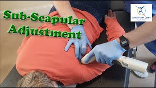 Chiropractic Activator Shoulder Adjustment After Gardening [upl. by Criswell]