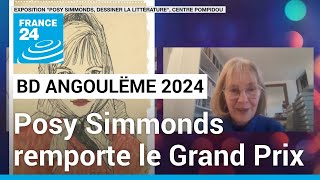 Festival de la BD dAngoulême 2024  la Britannique Posy Simmonds remporte le Grand Prix [upl. by Binetta]