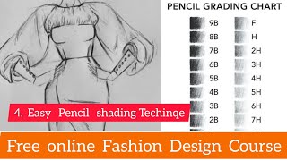 What are the 4 pencil shading techniques  PENCIL SHADING CLASS  ONLINE COURSE [upl. by Eudosia]