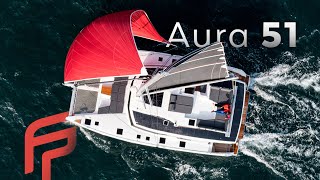 Aura 51 a more sustainable cruising catamaran  By Fountaine Pajot [upl. by Castera]