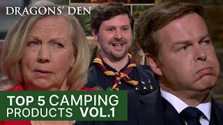 Top 5 Camping Products Pitched In The Den Vol 1  Dragons Den [upl. by Angel]