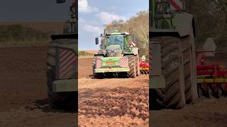 FENDT Tractor with Vaderstad Topdown [upl. by Elurd]