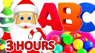 Kids Christmas Songs 3 Hours  Xmas Carols Collection  Jingle Bells Santa Claus Rudolf Frosty [upl. by Elenore]