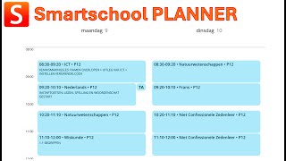 Smartschool  Planner  Leerlingen [upl. by Christoforo]