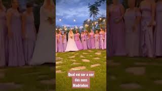 Madrinhas de Lavanda noivas casamento [upl. by Enelear]