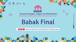 Babak Final LCCM Tingkat Nasional quotGenerasi Tangguh Unggul dan Berkarakterquot [upl. by Ainoval]