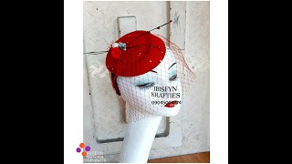 EASY BIRDCAGE VEIL FASCINATOR [upl. by Auston]