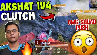 Akshat 1v4 clutch in Smoke 💨 🛐😳 DAILYVLOGSCOLLEGE [upl. by Trefler]