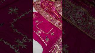 🔥KCPC Special New famous gaji silk gharchola Heavy Gotapatti work saree shorts saree latestsaree [upl. by Rahcir]