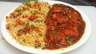 Chicken Manchurian Gravy with Chicken Fried Rice Easy amp Fast Chinese Recipe Cooking with Chef Ashok [upl. by Yllim]