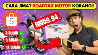 Renew RoadTax Motor Online Dan Bayar Bulan2  Ansuran Tutorial Mudah Shopee SPayLater [upl. by Enilrem737]