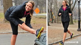 Stacy Keibler Fitness Tips and Staying Healthy While Traveling [upl. by Alverson]