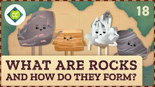 What Are Rocks and How Do They Form Crash Course Geography 18 [upl. by Bascio977]