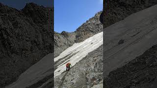 Near death rockfall Grand couloir Mont Blanc [upl. by Selby773]