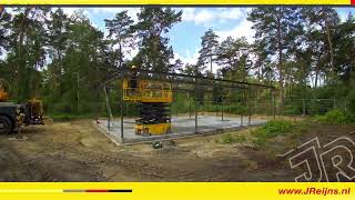 Montage staalconstructie  Theater t Zand Jac Reijns Staalconstructie [upl. by Bertolde]