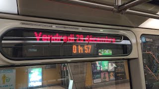 🟡 Montréal Métro ride on the last train of the night on the entire Yellow Line towards BerriUQAM 🚇 [upl. by Kauffmann976]