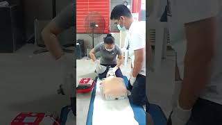 BLS TRAINING ko huling Yugto na To blstrainingshortfeed [upl. by Noruq256]