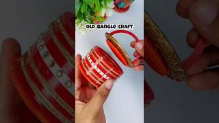 Waste Bangle DIY for Mandir  diy bestoutofwaste craft ganesh [upl. by Fara]