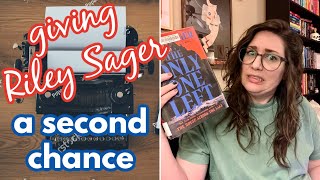 giving Riley Sager a second chance THE ONLY ONE LEFT spoiler vlog [upl. by Caz]