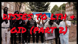 UK DRILL  GANG DISSES VOLUME 22  DISSES TO LTH amp GID PART 2 [upl. by Ybrek]