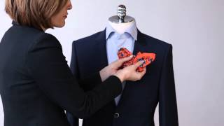 Learn How To Fold A Pocket Square In A Few Stylish Ways by Harry Rosen [upl. by Nylirej]