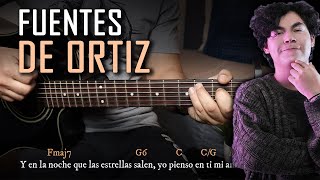 Ed Meverick  Fuentes De Ortiz  Tutorial Guitarra Acústica FÁCIL  Letra y Acordes GuitarEp [upl. by Formica]