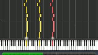 Inadequate Rings of Saturn Piano Cover Synthesia Cover [upl. by Akcimahs475]