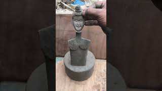 Mahadev murti makingsbholenath idol makingmahadev idol makings shorts14 [upl. by Nannah482]