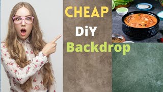 How to make Backdrop for food photography  Diy Canvas Backdrop vlog yt foodphotography tutorial [upl. by Edniya]