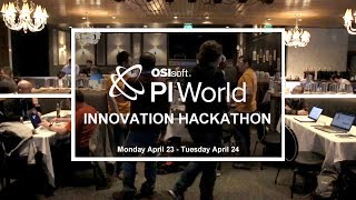 OSIsoft PI World Innovation Hackathon for Programmers Data Scientists Analysts and Power Users [upl. by Norrehc]