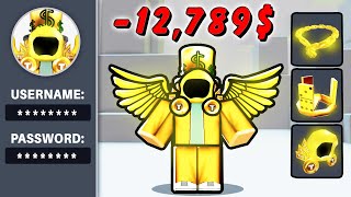 I logged into a 12789 Roblox Account [upl. by Ahsekim]