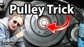 How to Remove a Crankshaft Pulley in Your Car [upl. by Kleinstein411]