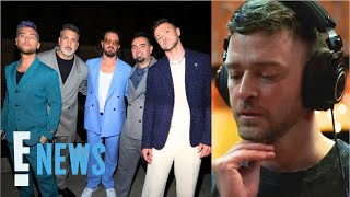 Watch NSYNC Hit the Studio for the First Time in 23 Years  E News [upl. by Otecina414]