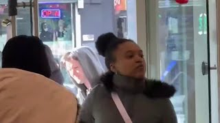 Woman slaps tourist across face in bizarre NYC pet store outburst  NBC New York [upl. by Garnet]