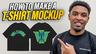 How To Make A TShirt Mockup For Your Clothing Brand [upl. by Glinys120]