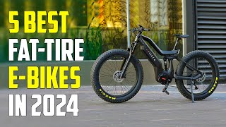 5 Best Fat Tire Electric Bikes 2024  Best Fat Tire EBike 2024 [upl. by Aneeg872]