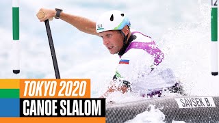 🛶 Canoe Slalom Mens C1 Final  Tokyo Replays [upl. by Raffaj]