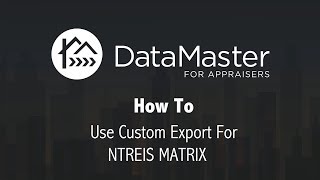 How To Use Custom Export For NTREIS MATRIX [upl. by Sivle239]