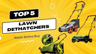 Best Lawn Dethatchers On The Market 2023 👉 Top 5 Best Lawn Dethatchers Review [upl. by Criswell]