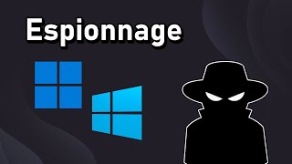 Arrêter lespionnage de Windows [upl. by Yerak]