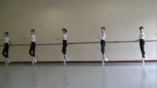 Bolshoi Ballet Academy 5to año varones  Examen final 2012 Barra [upl. by Yordan496]