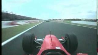 Michael Schumacher Onboard Start France 2003 [upl. by Nuahsor540]