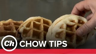 4 Quick Desserts to Make in Your Waffle Maker  CHOW Tip [upl. by Yetac614]